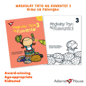 Magkulay Tayo ng Kuwento 3: Araw sa Palengke - Picture and Coloring Book