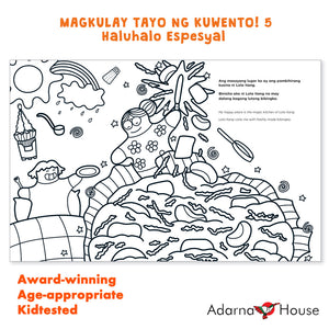 Magkulay Tayo ng Kuwento 5: Haluhalo Espesyal - Picture and Coloring Book