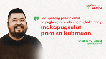 Si Chuckberry Pascual ay LAKING ADARNA