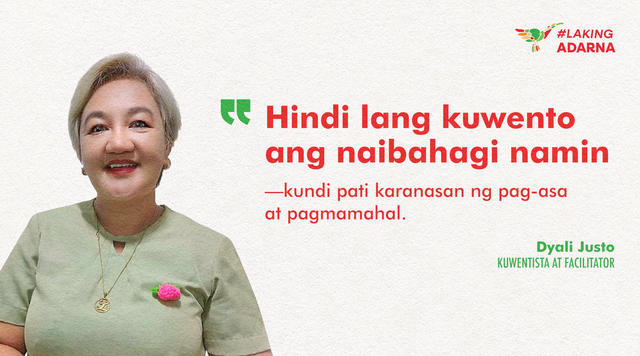 si Dyali Justo ay LAKING ADARNA