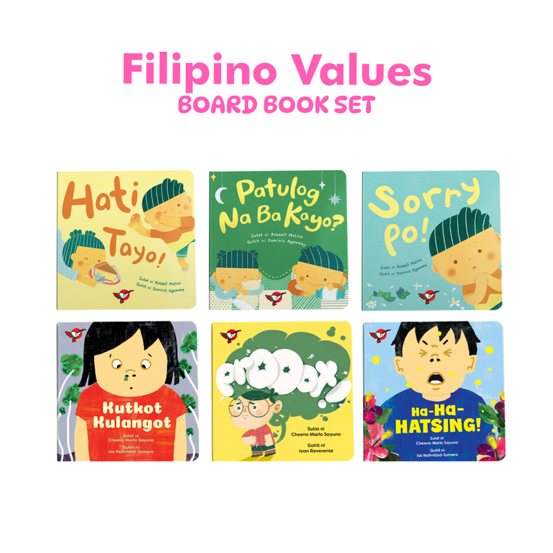 Filipino Values Board Book Set (6 Titles)