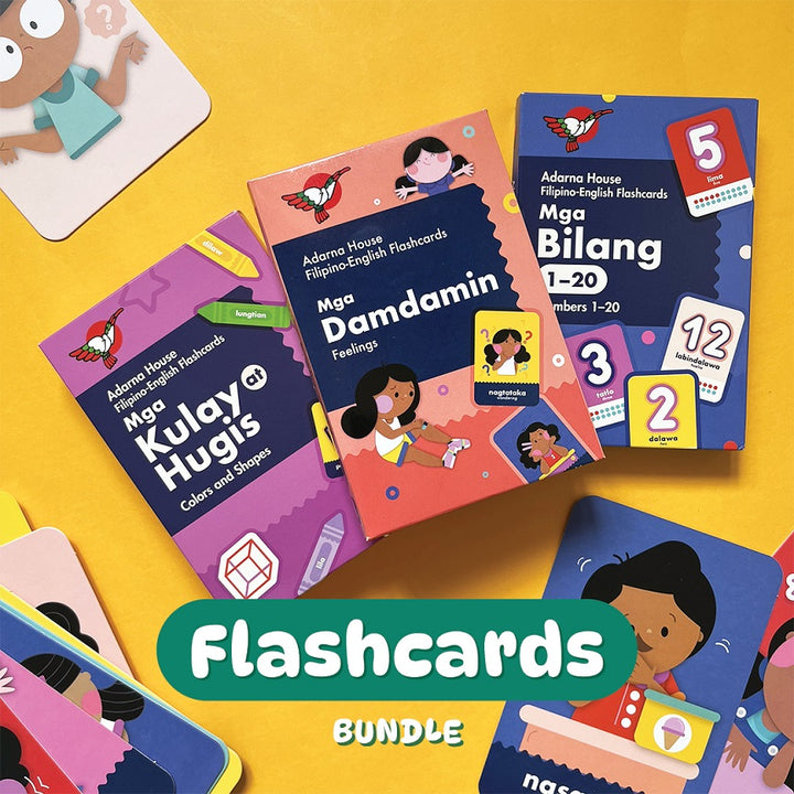 Adarna Filipino-English Flashcards Bundle (3 sets flashcards)