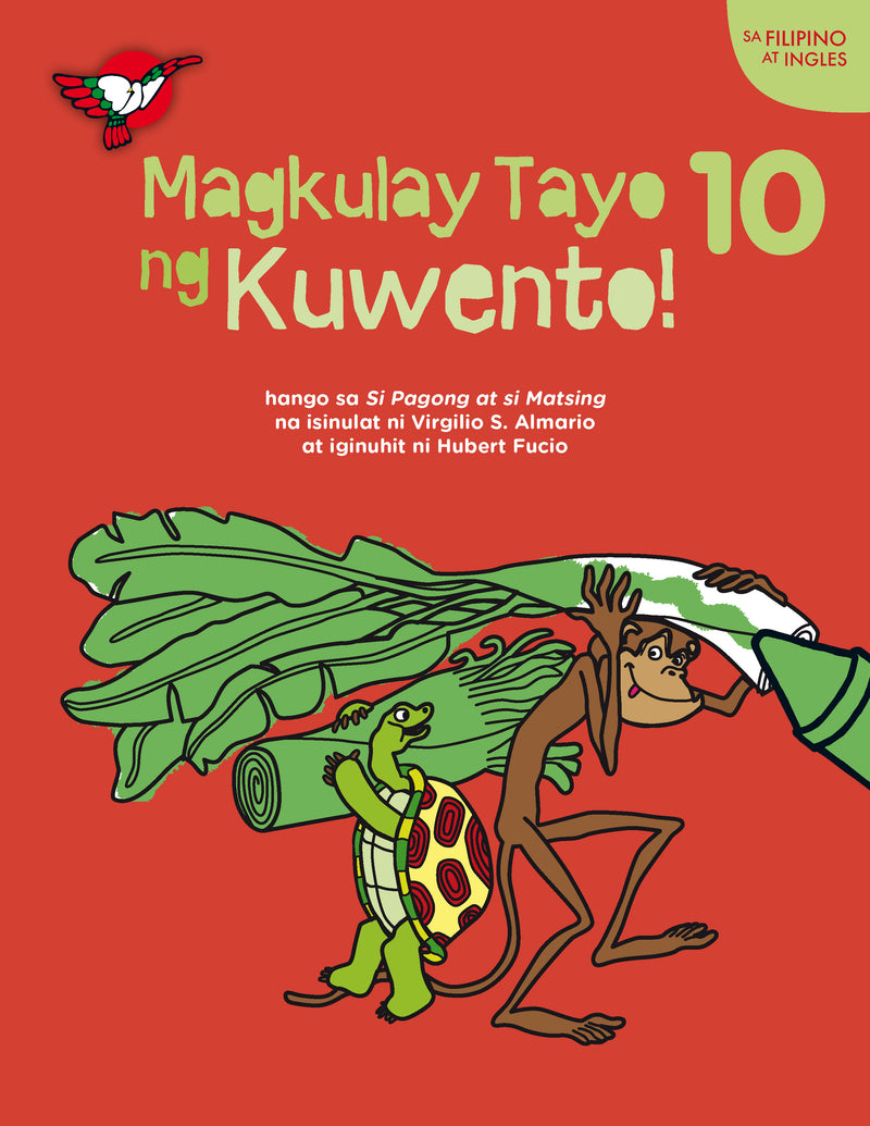 Magkulay Tayo ng Kuwento 10: Si Pagong at si Matsing - Picture and Coloring Book