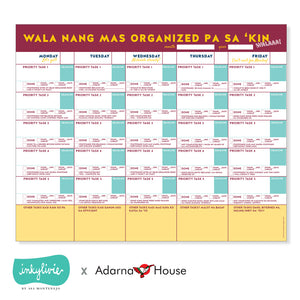 Wala nang mas Organized pa sa Akin- Weekly Planner Notepad by Inky Livie