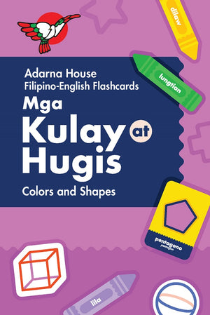 Adarna Filipino-English Flashcards: Mga Kulay at Hugis (Set 2)